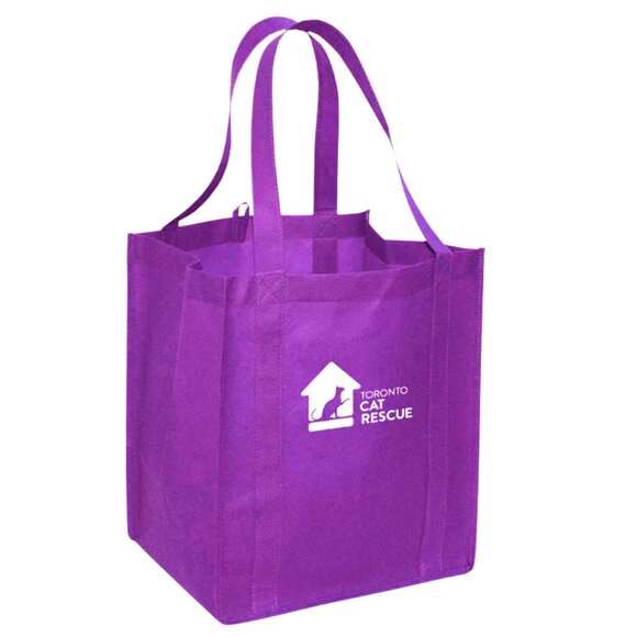 'Every Day Is Caturday' Purple Lunch Bag - Picture 2 of 3